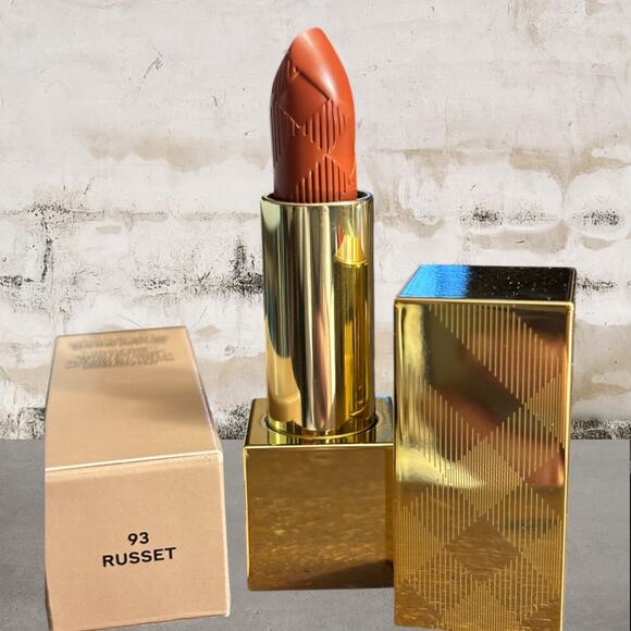 Burberry Limited Edition Satin Russet Kisses Lipstick in Russet 93 NIB - Picture 2 of 5